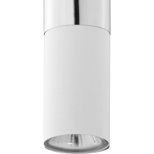 Punktowy Plafon tuba nowoczesna Elit biało-srebrny TK Lighting przedpokoju i kuchni.