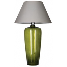 Lampa stołowa szklana Bilbao Green Szara 4Concept do sypialni, salonu i przedpokoju.