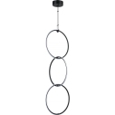 Lampa wisząca nowoczesna Coco III LED czarna Step Into Design