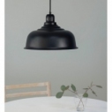 Lampa wisząca industrialna Port 37,5 czarna Markslojd