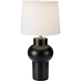 Lampa stołowa ceramiczna Shape biały/czarny Markslojd