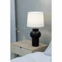 Shape white/black ceramic table lamp Markslojd