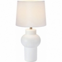Shape white ceramic table lamp Markslojd