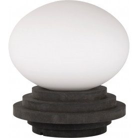 Lampa stołowa szklana Amfi szary/biały Markslojd