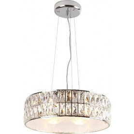 Lampa wisząca kryształowa glamour Diamante 38 chrom MaxLight