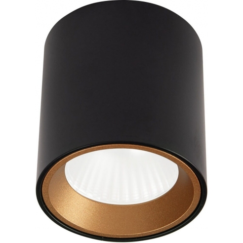 Lampa spot Tub Round LED czarna MaxLight