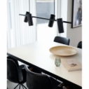 Lampa wisząca z reflektorkami Alanis 90 czarna Nordlux