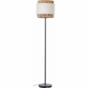Lampa podłogowa boho z abażurem Waterlilly beżowa Brilliant