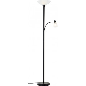 Lampa podłogowa z lampką do czytania Lucy LED czarny/biały Brilliant