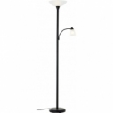 Lampa podłogowa z lampką do czytania Lucy LED czarny/biały Brilliant