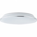 Edna LED 40cm silver&white modern ceiling lamp with remote control Brilliant