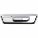 Merapi LED 40x4cm white&black modern square ceiling lamp Brilliant