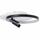 Plafon nowoczesny z reflektorkami Eunomia LED 35cm czarny/biały Brilliant