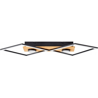 Woodbridge LED II black modern ceiling lamp Brilliant