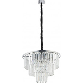 Lampa wisząca kryształowa glamour Cristal 56cm przezroczysty/srebrny Nowodvorski