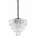 Lampa wisząca kryształowa glamour Cristal 71cm przezroczysty/srebrny Nowodvorski