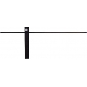 Kinkiet łazienkowy minimalistyczny Impulse LED 61cm czarny Nowodvorski