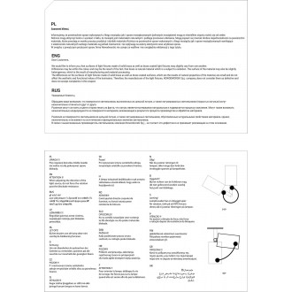 Mono II double semi flush ceiling lamp Nowodvorski