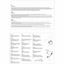 Mono II double semi flush ceiling lamp Nowodvorski