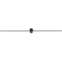 Kinkiet łazienkowy minimalistyczny Pin LED 121cm czarny Nowodvorski