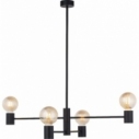 Lampa wiszące "żarówki" loft Radius IV czarna Nowodvorski
