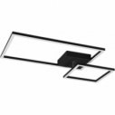 Padella LED 63cm 4000K black matt modern ceiling lamp Reality