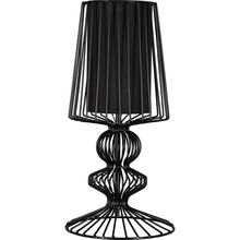 Lampa stołowa druciana Aveiro 43 Czarna Nowodvorski do sypialni, salonu i przedpokoju.