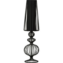 Lampa stołowa druciana Aveiro 78 Czarna Nowodvorski do sypialni, salonu i przedpokoju.