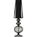 Lampa stołowa druciana Aveiro 78 Czarna Nowodvorski do sypialni, salonu i przedpokoju.
