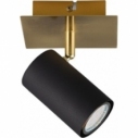 Marley black&gold glamour ceiling spotlight Trio