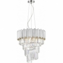 Gladius 51cm transparent&silver glamour crystal pendant lamp ZumaLine