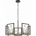 Caroline 61cm black&transparent&gold glamour pendant lamp ZumaLine