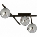 Smart III graphite&black glass balls ceiling lamp Emibig