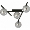 Smart IV graphite&black glass balls ceiling lamp Emibig