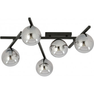 Smart V graphite&black glass balls ceiling lamp Emibig