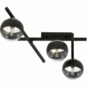 Smart III black&clear glass balls ceiling lamp Emibig