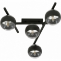 Smart IV black&transparent glass balls ceiling lamp Emibig