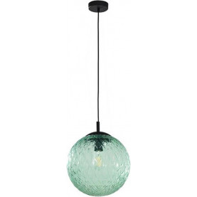 Lampa wisząca szklana kula Cadix 30cm zielona TK Lighting