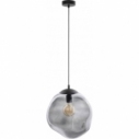 Lampa wisząca szklana loft Sol 35cm grafitowa TK Lighting