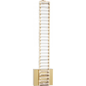 Queen LED 60cm transparent&gold glamour crystal wall lamp