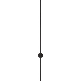 Kinkiet minimalistyczny dekoracyjny Sai LED 120cm czarny