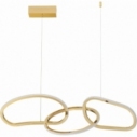 Lampa wisząca glamour Trish LED 82cm złota