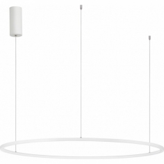 Lampa wisząca nowoczesna okrągła Cirkel LED 100cm biała