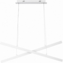 Cross LED 100cm white modern pendant lamp