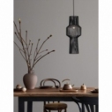 Lampa wisząca sznurkowa boho Darby 21cm czarna