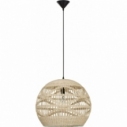 Lampa wisząca rattanowa kula boho Saparua I 48,5cm