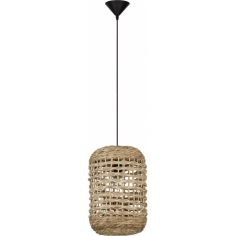 Lampa wisząca boho Wangi 27cm naturalna