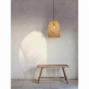 Lampa wisząca rattanowa boho Saparua Long 30cm