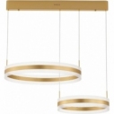 Lampa nowoczesna wiszące okręgi Dream LED 82cm złota