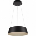 Lampa wisząca okrągła Tessa LED 42cm czarny/szampański
